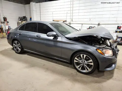 2018 Mercedes-Benz C 300 VIN 55SWF4JB6JU271307 фото 4