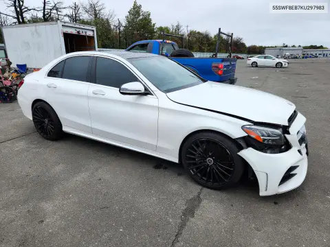 2019 Mercedes-Benz C 300 4Matic VIN 55SWF8EB7KU297983 фото 4