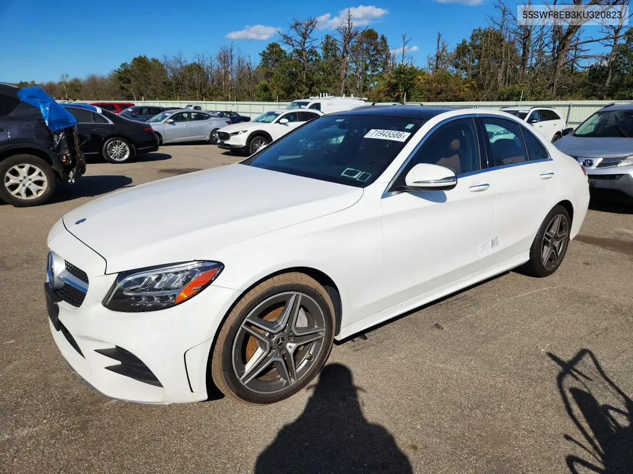 2019 Mercedes-Benz C 300 4Matic VIN 55SWF8EB3KU320823 фото 1