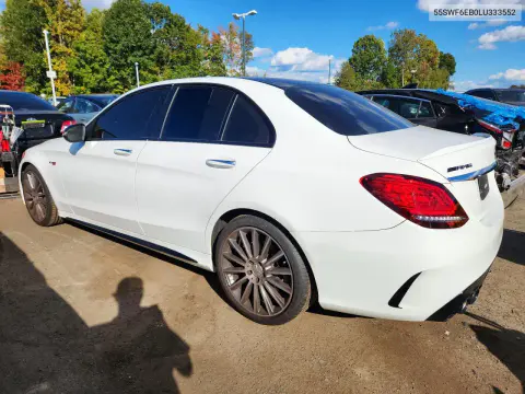 2020 Mercedes-Benz C 43 Amg VIN 55SWF6EB0LU333552 фото 2