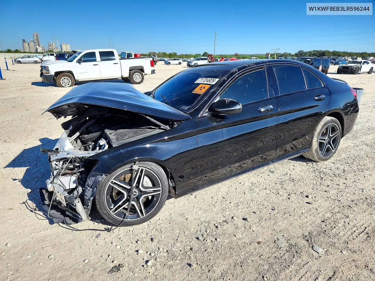 2020 Mercedes-Benz C 300 4Matic VIN W1KWF8EB3LR596244 фото 1