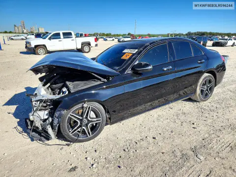 W1KWF8EB3LR596244 — 2020 Mercedes C-Klasse, Передняя часть, фото до ремонта