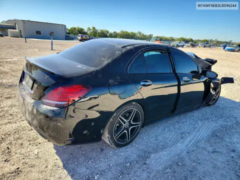 2020 Mercedes-Benz C 300 4Matic VIN W1KWF8EB3LR596244 фото 3