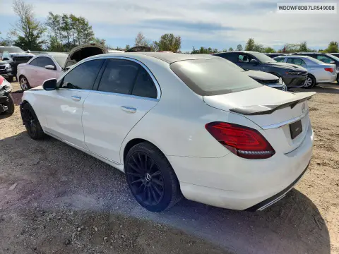 2020 Mercedes-Benz C 300 VIN WDDWF8DB7LR549008 фото 2