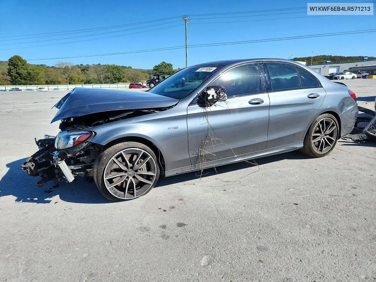 2020 Mercedes-Benz C-Class Amg C43 VIN W1KWF6EB4LR571213 фото 1