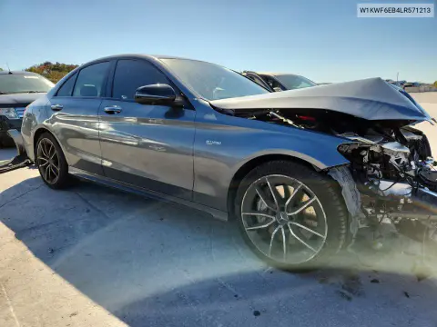 2020 Mercedes-Benz C-Class Amg C43 VIN W1KWF6EB4LR571213 фото 4