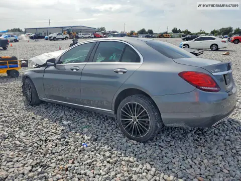 2021 Mercedes-Benz C 300 VIN W1KWF8DB6MR647089 фото 2
