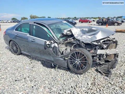 2021 Mercedes-Benz C 300 VIN W1KWF8DB6MR647089 фото 4