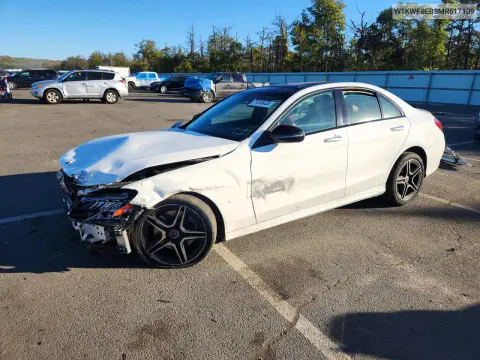 W1KWF8EB3MR617109 — 2021 Mercedes C-Klasse, Передняя часть, фото до ремонта