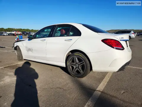 2021 Mercedes-Benz C 300 4Matic VIN W1KWF8EB3MR617109 фото 2