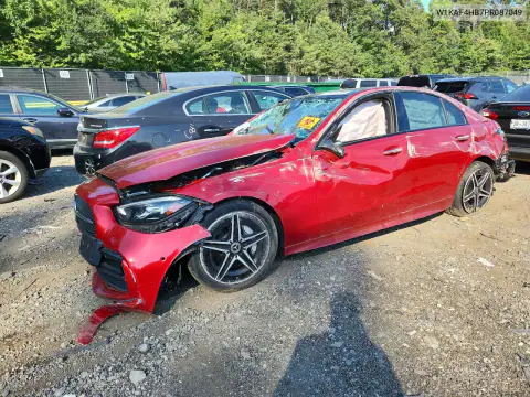 W1KAF4HB7PR087049 — 2023 Mercedes C-Klasse, Повреждения со всех сторон, фото до ремонта