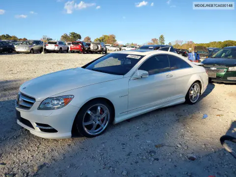 WDDEJ9EB7CA030148 — 2012 Mercedes CL-Klasse, Задняя часть, фото до ремонта