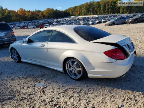 2012 Mercedes-Benz Cl 550 4Matic VIN WDDEJ9EB7CA030148 фото 2