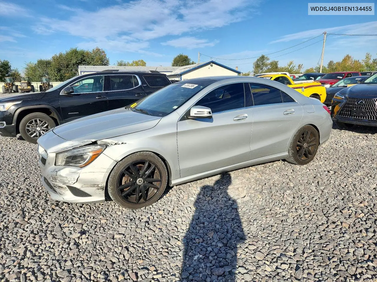 2014 Mercedes-Benz Cla 250 4Matic VIN WDDSJ4GB1EN134455 фото 1