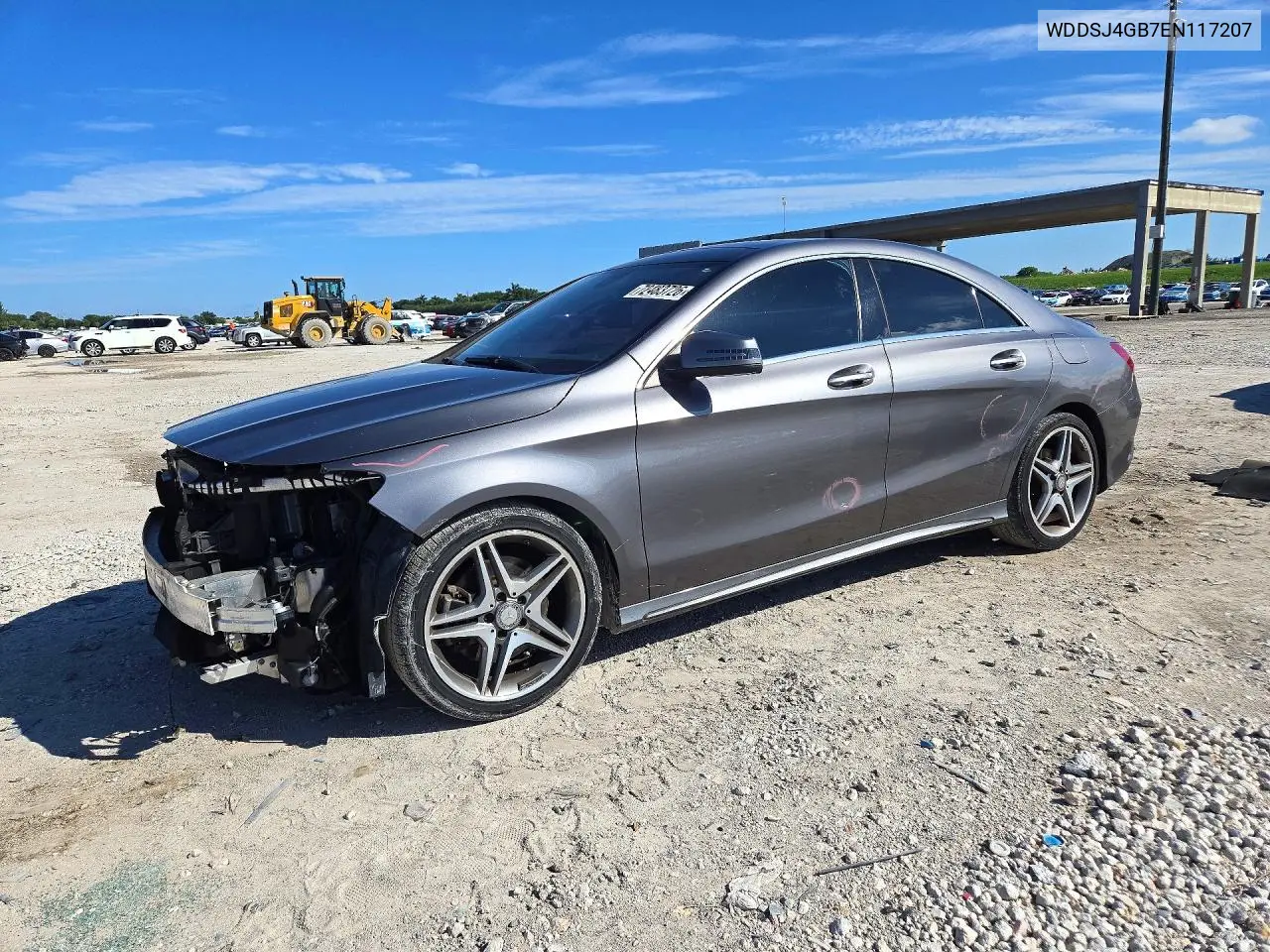 2014 Mercedes-Benz Cla 250 4Matic VIN WDDSJ4GB7EN117207 фото 1