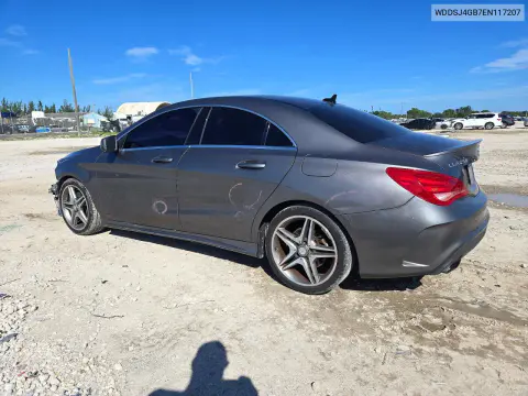 2014 Mercedes-Benz Cla 250 4Matic VIN WDDSJ4GB7EN117207 фото 2