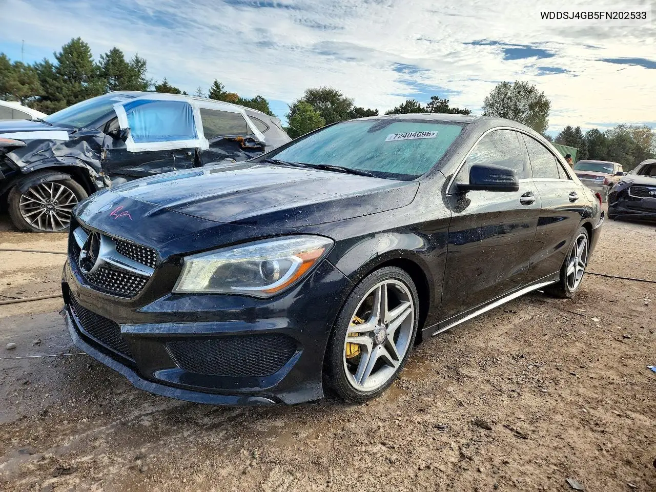 2015 Mercedes-Benz Cla 250 4Matic VIN WDDSJ4GB5FN202533 фото 1
