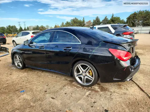 2015 Mercedes-Benz Cla 250 4Matic VIN WDDSJ4GB5FN202533 фото 2