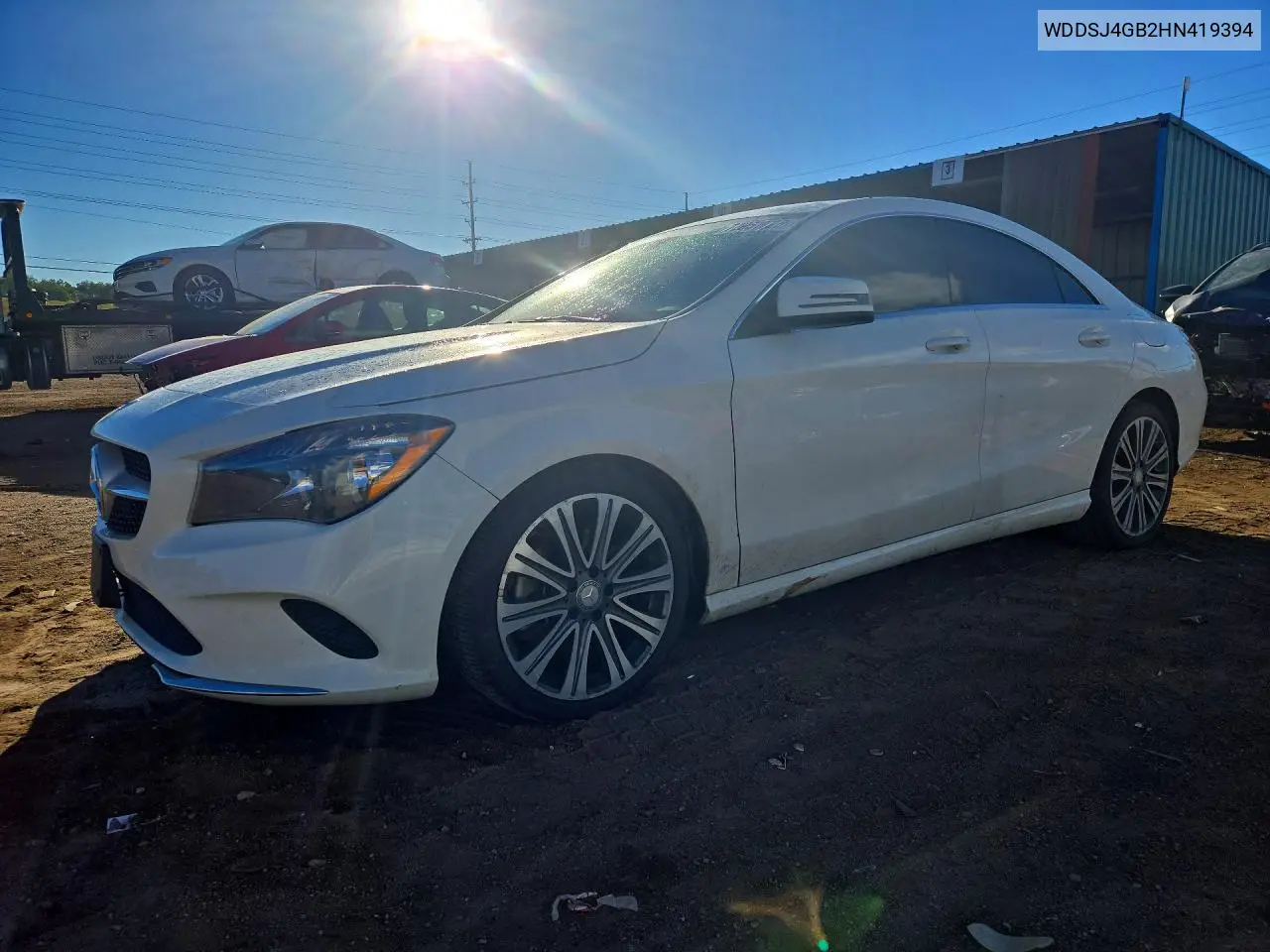 2017 Mercedes-Benz Cla 250 4Matic VIN WDDSJ4GB2HN419394 фото 1