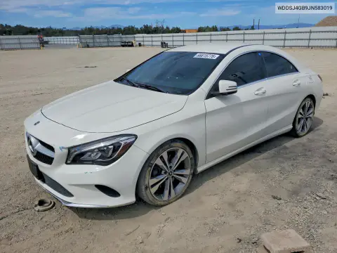 WDDSJ4GB9JN583019 — 2018 Mercedes CLA-Klasse, Механические повреждения, фото до ремонта