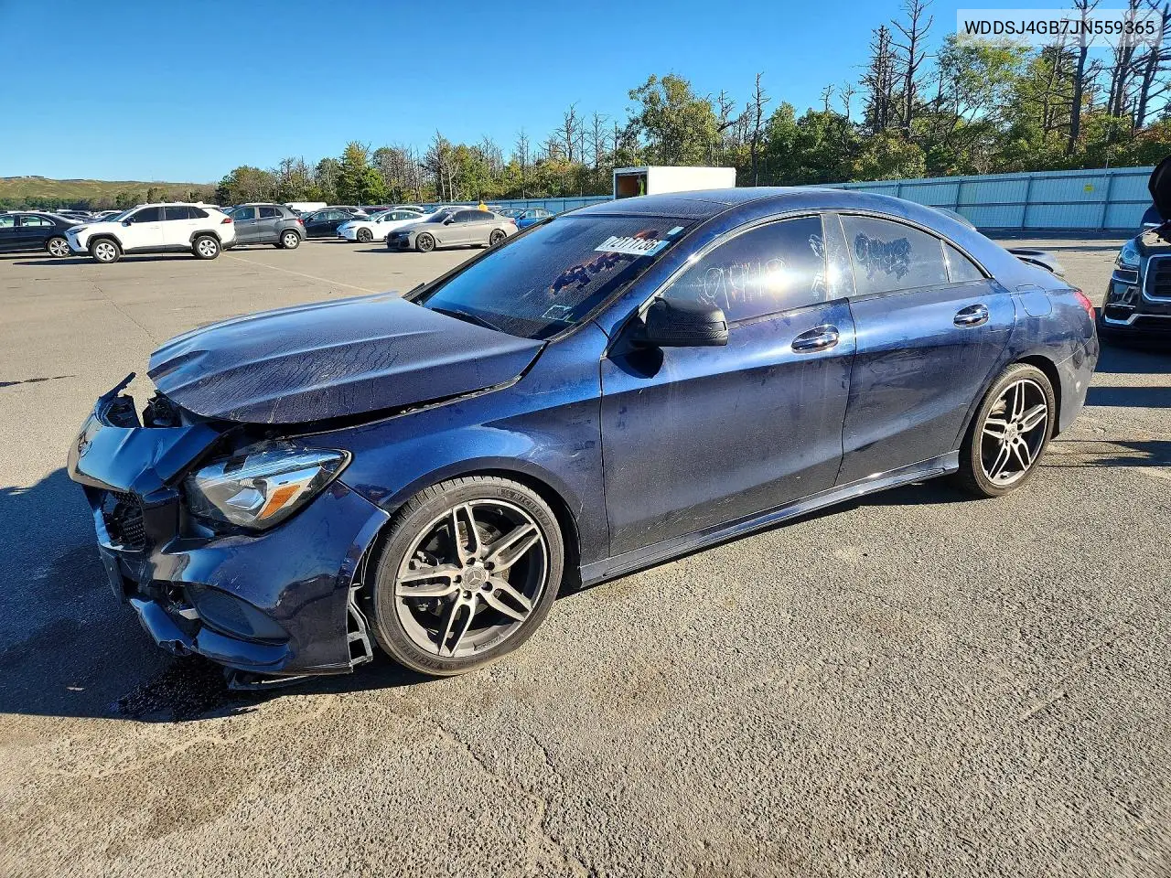 2018 Mercedes-Benz Cla 250 4Matic VIN WDDSJ4GB7JN559365 фото 1