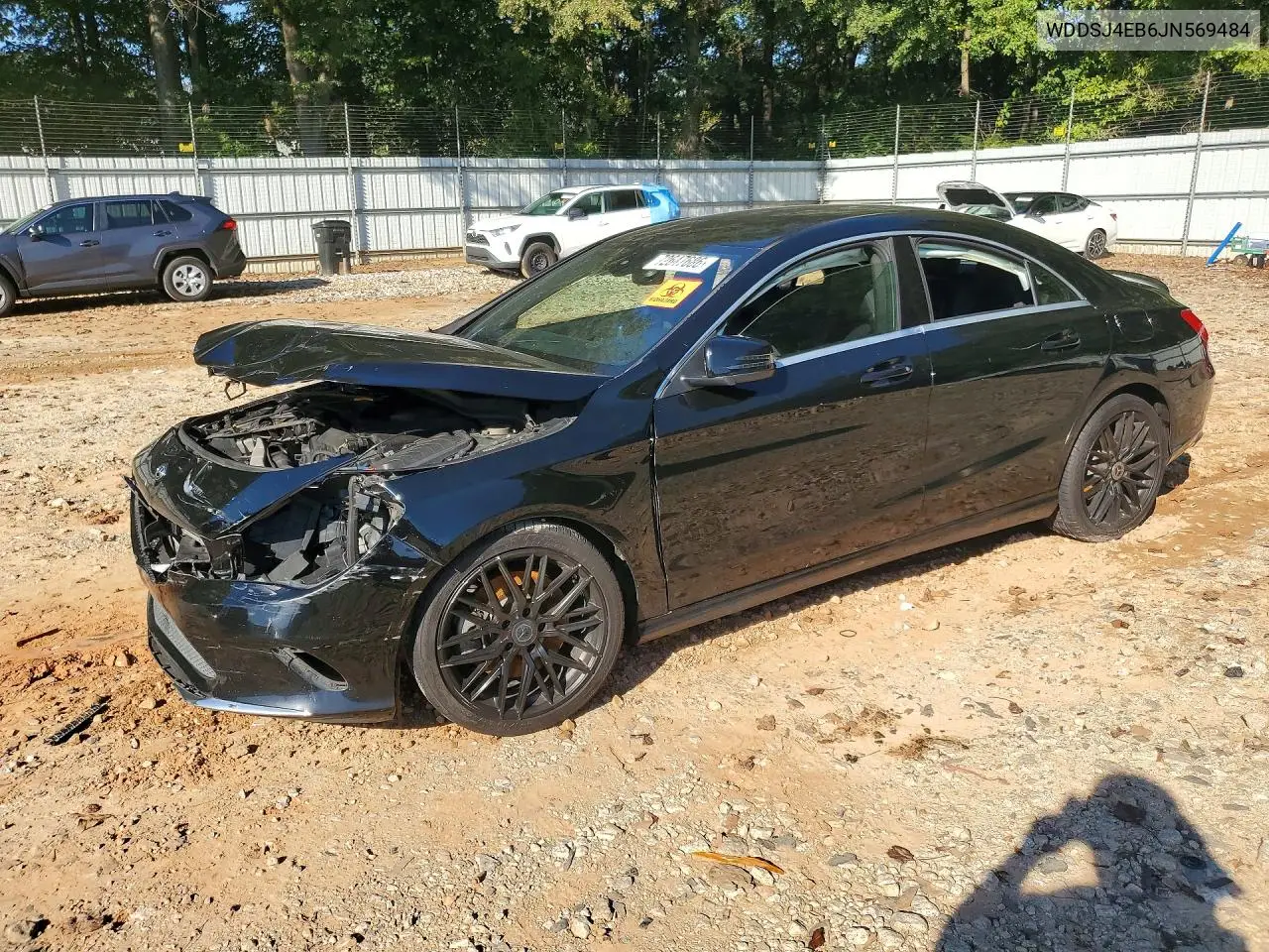 2018 Mercedes-Benz Cla 250 VIN WDDSJ4EB6JN569484 фото 1