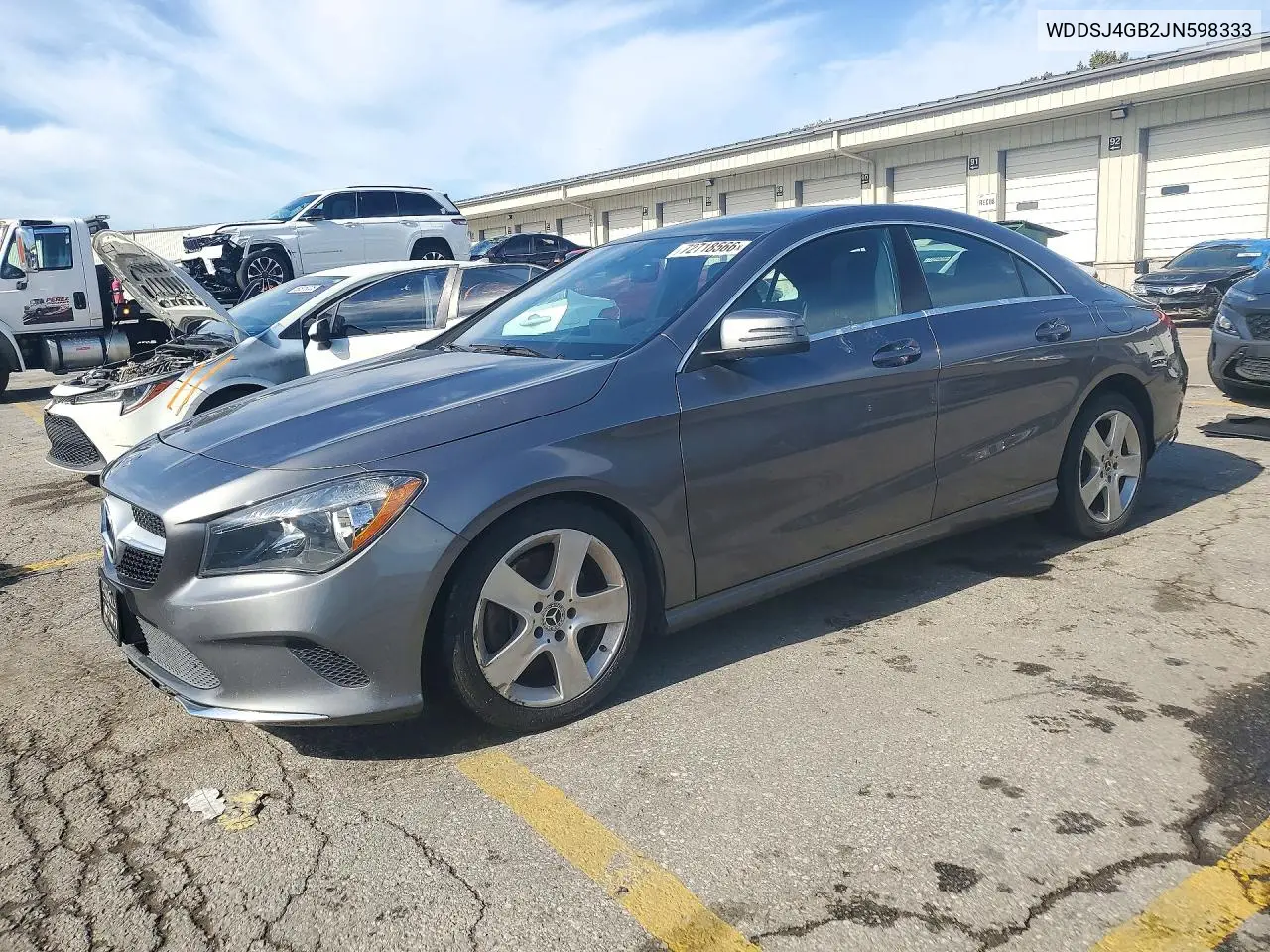 2018 Mercedes-Benz Cla 250 4Matic VIN WDDSJ4GB2JN598333 фото 1