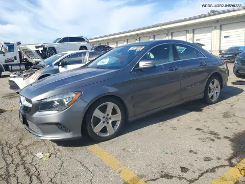 WDDSJ4GB2JN598333 — 2018 Mercedes CLA-Klasse, Задняя часть, фото до ремонта