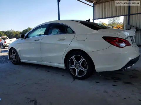 2018 Mercedes-Benz Cla 250 VIN WDDSJ4EB8JN592944 фото 2