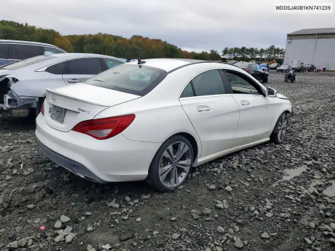 2019 Mercedes-Benz Cla VIN WDDSJ4GB1KN741239 фото 3