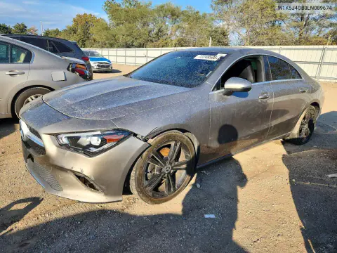 W1K5J4GB3LN089674 — 2020 Mercedes CLA-Klasse, Передняя часть, фото до ремонта