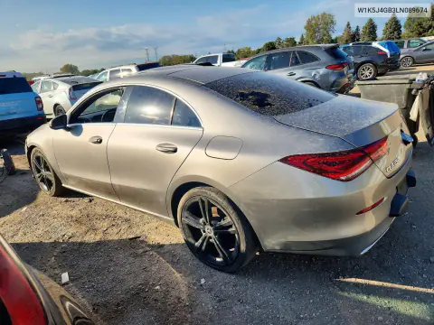 2020 Mercedes-Benz Cla 250 VIN W1K5J4GB3LN089674 фото 2