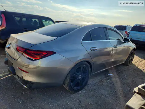 2020 Mercedes-Benz Cla 250 VIN W1K5J4GB3LN089674 фото 3