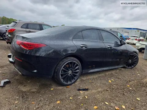 2021 Mercedes-Benz Cla 250 4Matic VIN W1K5J4HB3MN242702 фото 3