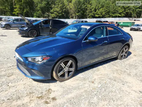 W1K5J4GB8MN167268 — 2021 Mercedes CLA-Klasse, Передняя часть, фото до ремонта