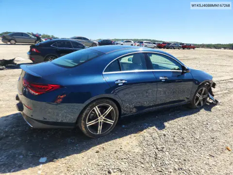 2021 Mercedes-Benz Cla 250 VIN W1K5J4GB8MN167268 фото 3