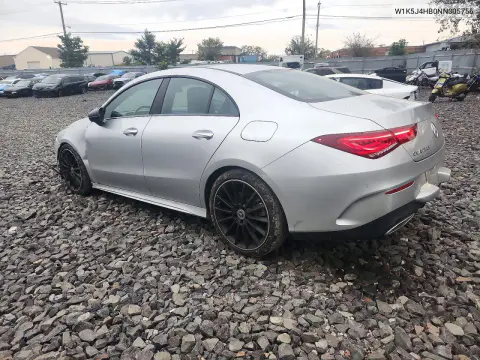 2022 Mercedes-Benz Cla 250 4Matic VIN W1K5J4HB0NN305756 фото 2