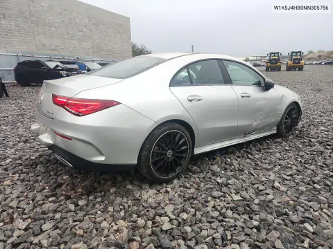 2022 Mercedes-Benz Cla 250 4Matic VIN W1K5J4HB0NN305756 фото 3