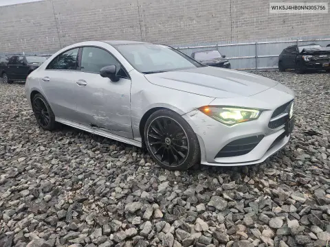 2022 Mercedes-Benz Cla 250 4Matic VIN W1K5J4HB0NN305756 фото 4