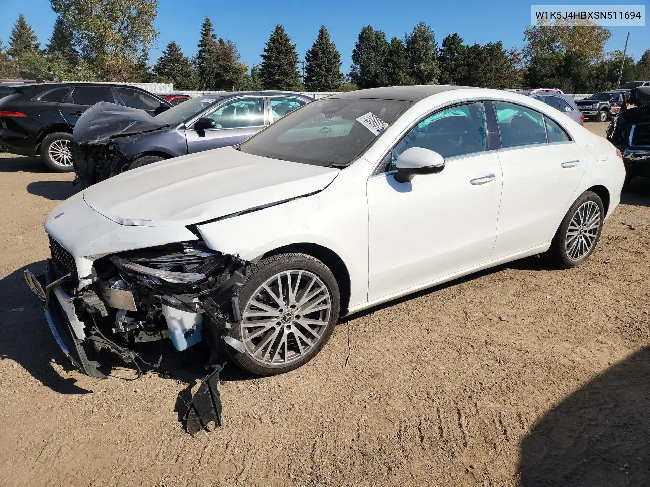 2025 Mercedes-Benz Cla 250 4Matic VIN W1K5J4HBXSN511694 фото 1