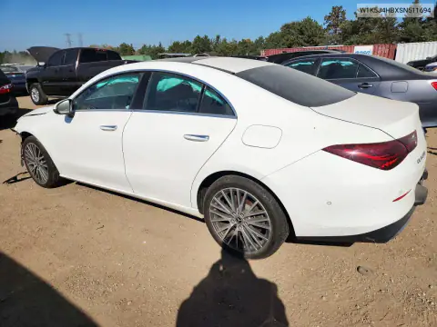 2025 Mercedes-Benz Cla 250 4Matic VIN W1K5J4HBXSN511694 фото 2