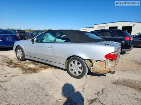 2000 Mercedes-Benz Clk 320 VIN WDBLK65GXYT053913 фото 2