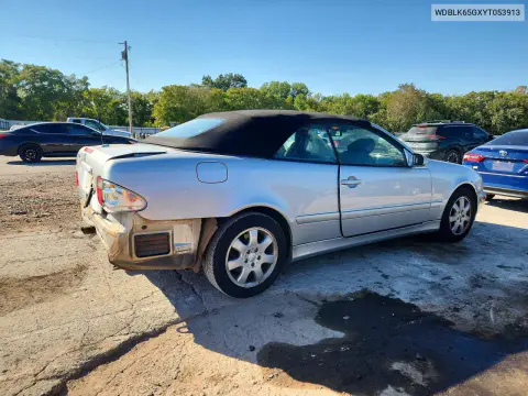 2000 Mercedes-Benz Clk 320 VIN WDBLK65GXYT053913 фото 3