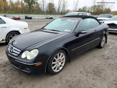 WDBTK56F37F210162 — 2007 Mercedes CLK-Klasse, Естественный износ, фото до ремонта