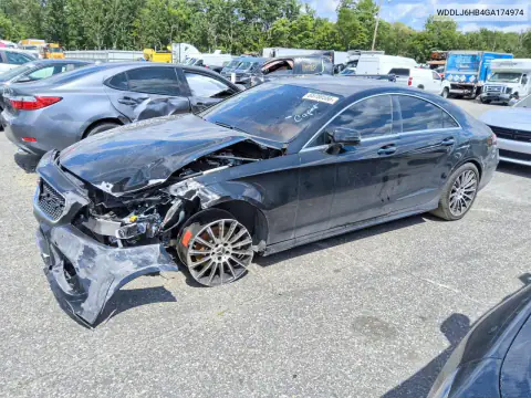 WDDLJ6HB4GA174974 — 2016 Mercedes CLS-Klasse, Передняя часть, фото до ремонта