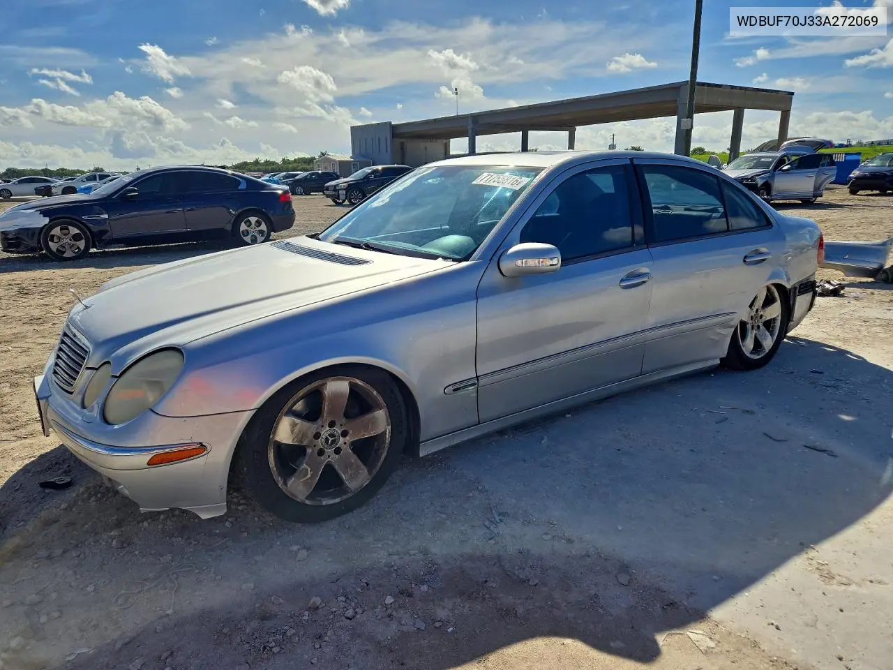 2003 Mercedes-Benz E 500 VIN WDBUF70J33A272069 фото 1