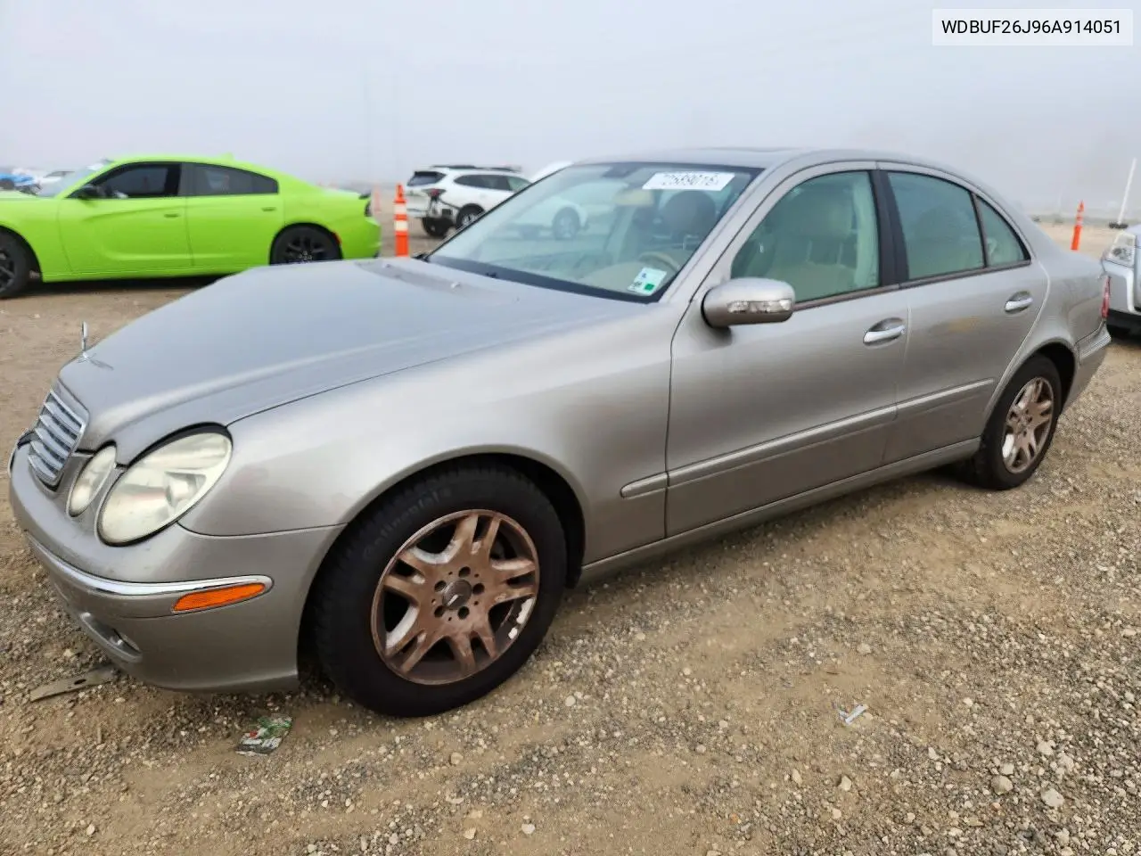 WDBUF26J96A914051 Mercedes E-Klasse 2006 — повреждение Передняя часть, фото до ремонта