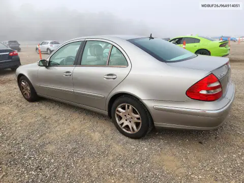 WDBUF26J96A914051 — 2006 Mercedes E-Klasse, фото 2 с аукциона Copart, Передняя часть