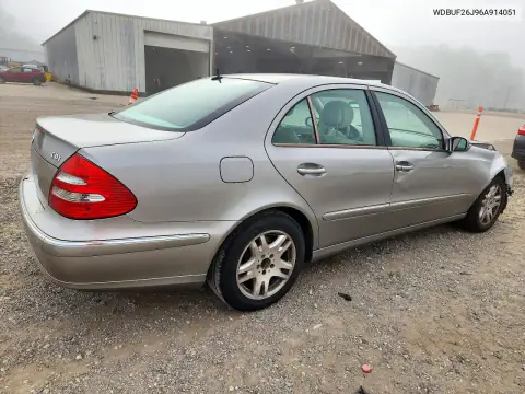 WDBUF26J96A914051 — 2006 Mercedes E-Klasse, фото 3 с аукциона Copart, Передняя часть