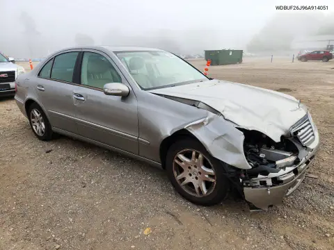 WDBUF26J96A914051 — 2006 Mercedes E-Klasse, фото 4 с аукциона Copart, Передняя часть